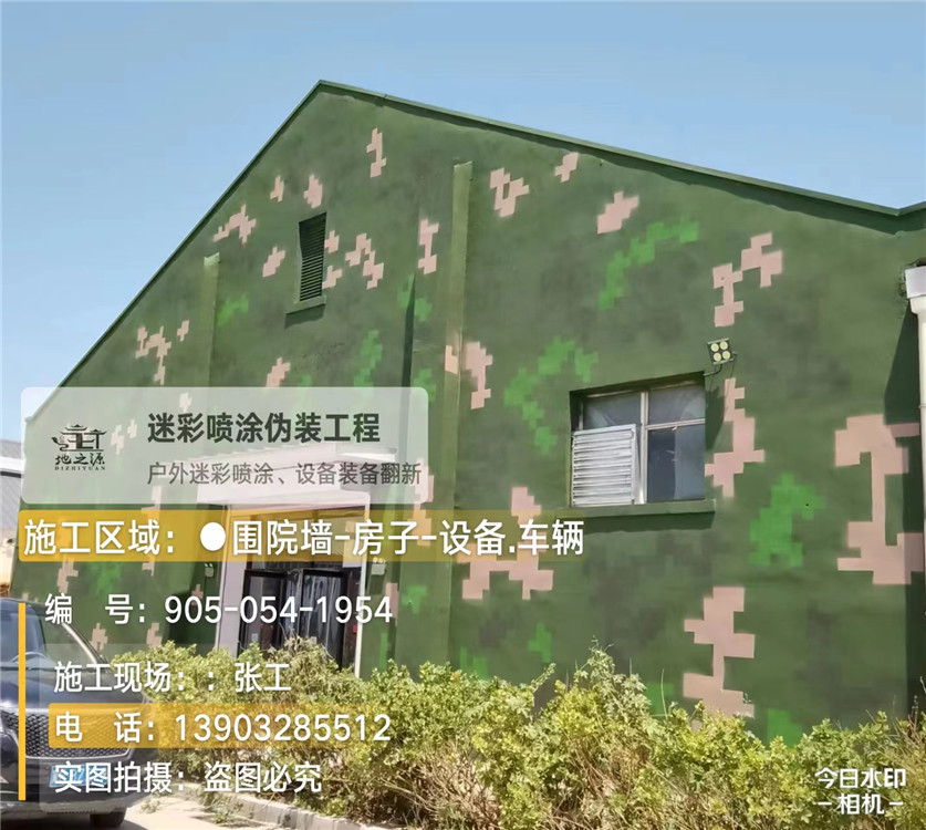 永川外墙数码迷彩漆施工报价清单（100㎡标准墙面测算）